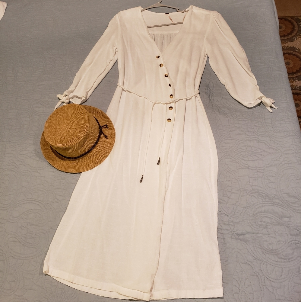 Midi wrap dress
